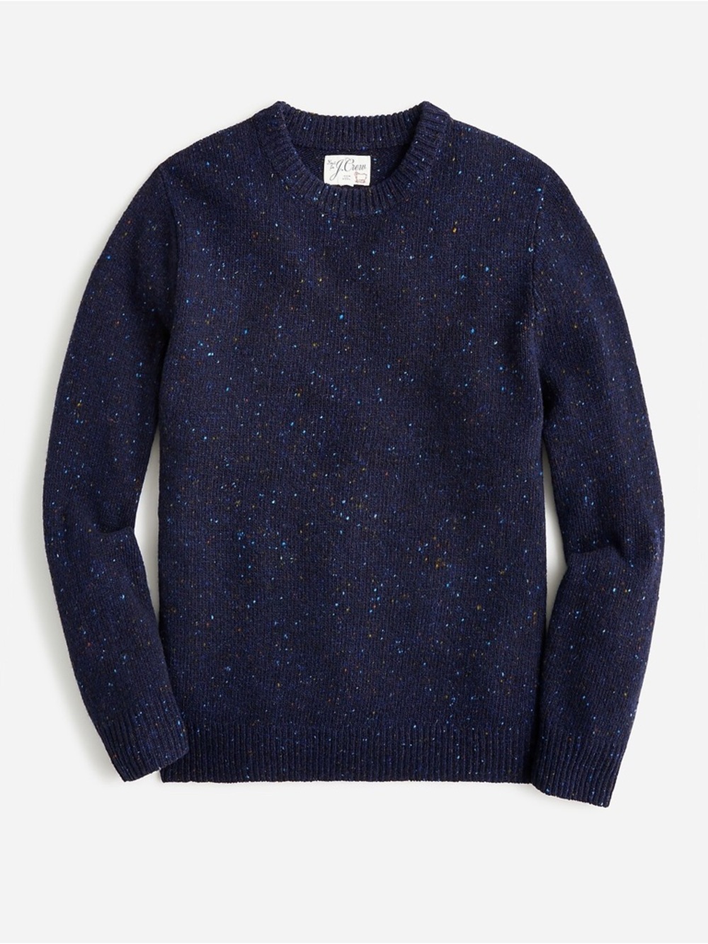 J. Crew Men's Navy Irish Donegal wool sweater